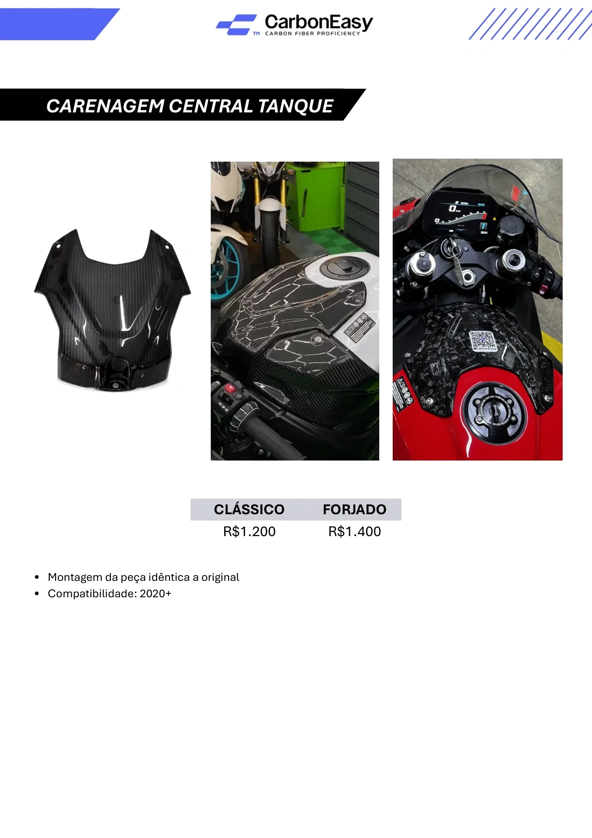 Carenagem Central Tanque