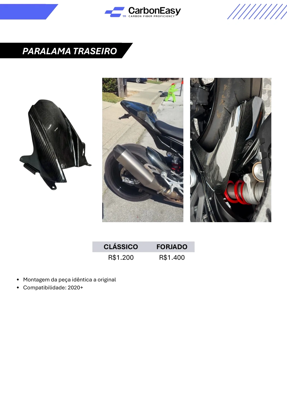 Paralama Traseiro