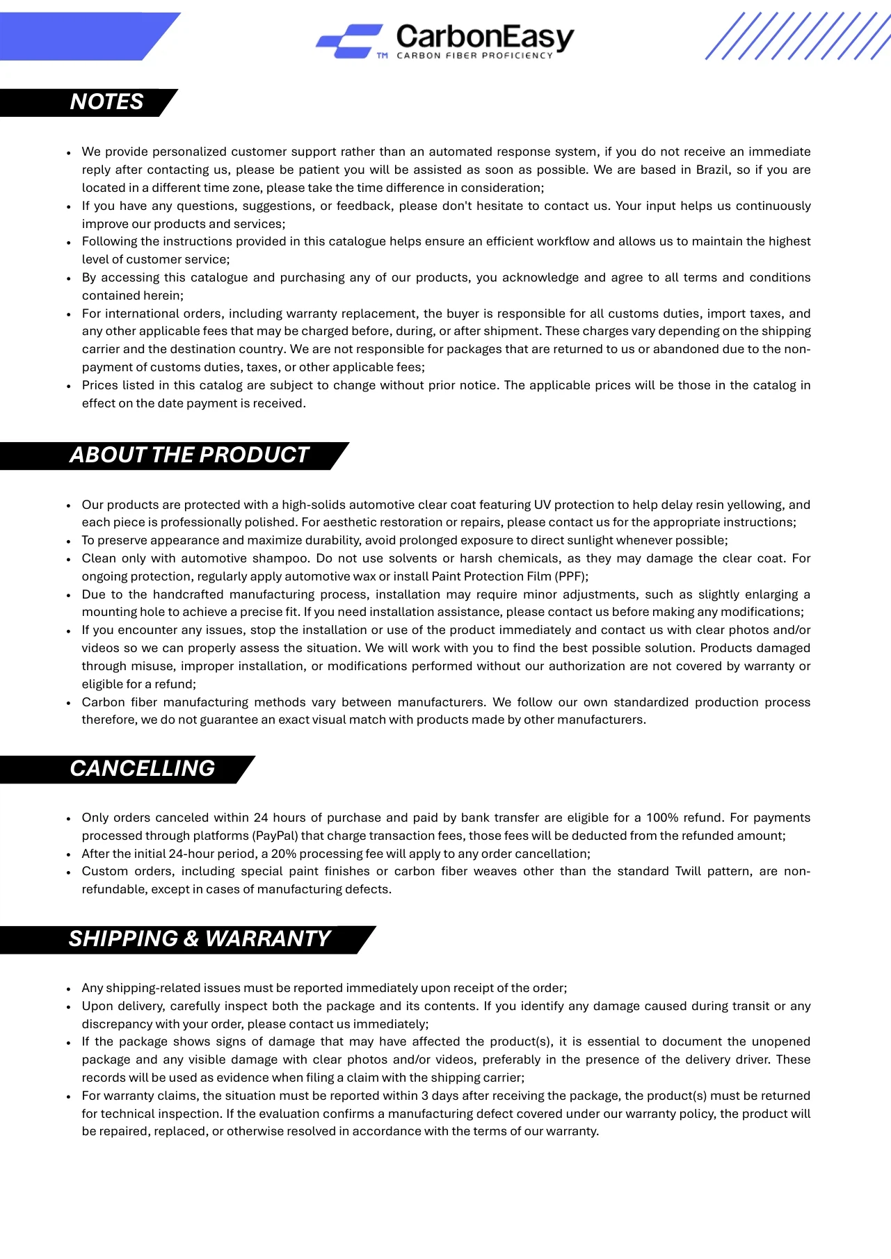 improve our products and services;
